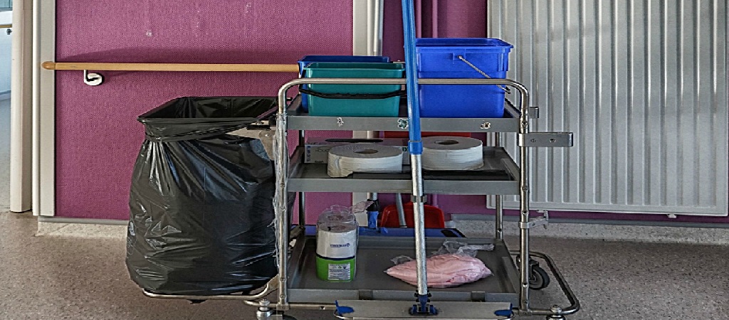 Cart for cleaning